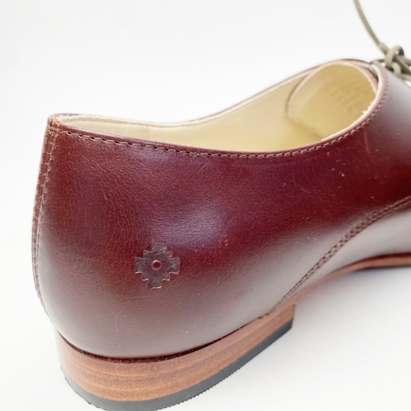 NEW Nisolo Women's Oliver Leather Oxford in Brandy, Size 7.5 EU 38 Leather Laced - Picture 6 of 8